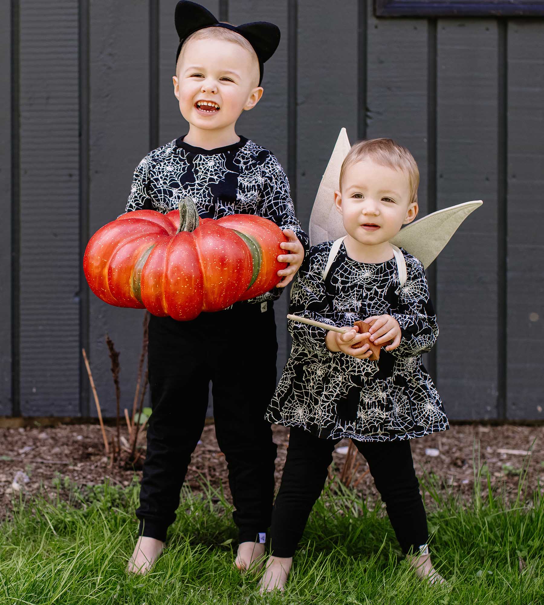 Burt's Bees Organic Baby Girl Spiderwebs Shirt and Pant Set