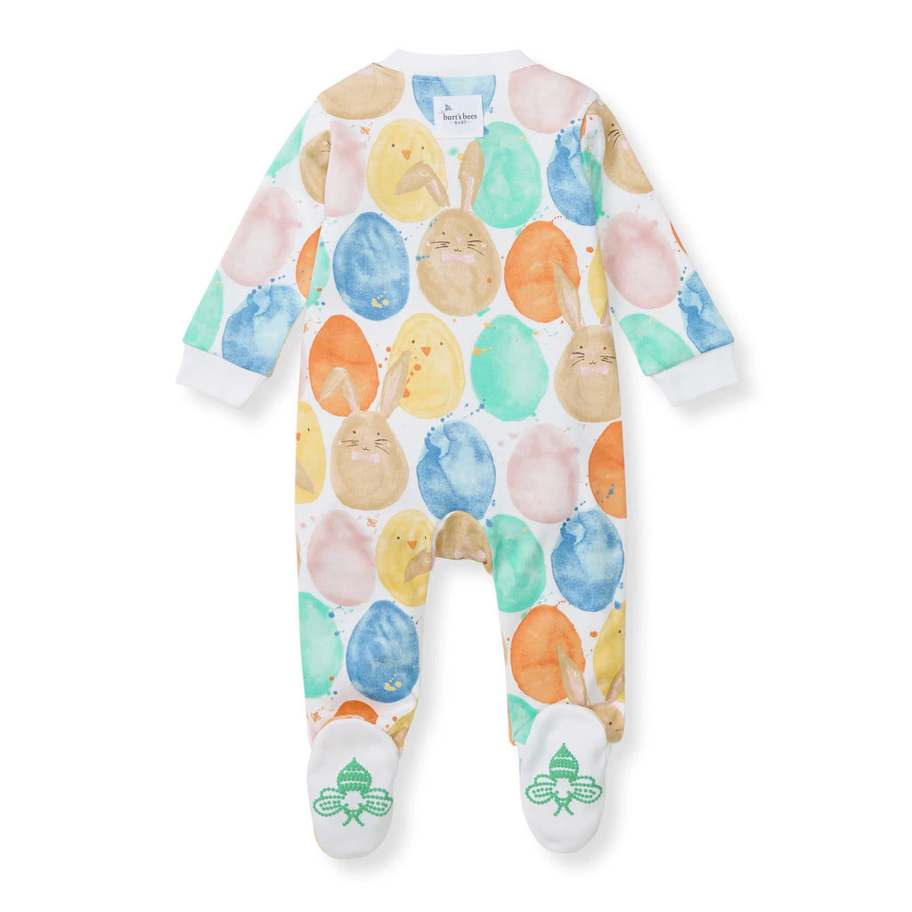 Burt's Bees Organic Baby One-Piece Sleep & Play Easter Friends