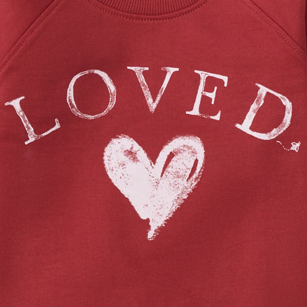 Burt's Bees Organic Baby & Toddler Sweatshirt Loved