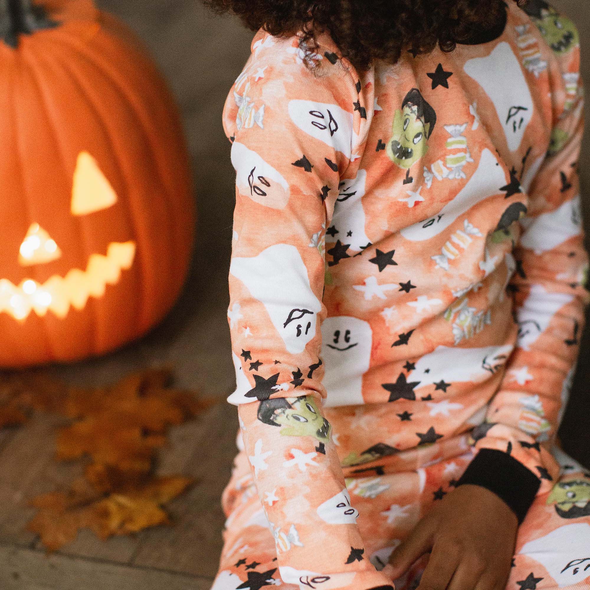 Burt's Bees Organic Baby One-Piece Sleep & Play Starry Ghost