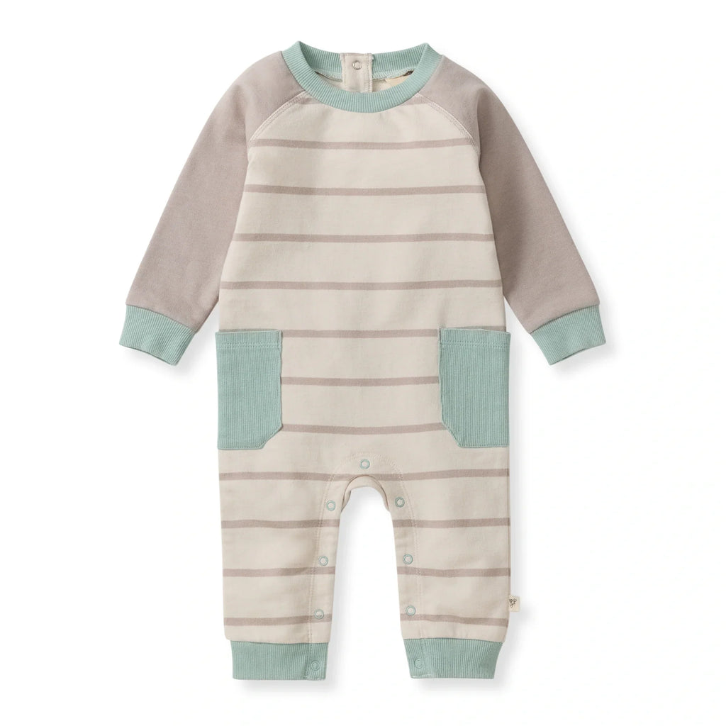 Burt's Bees Organic Baby Jumpsuit Basic Stripe