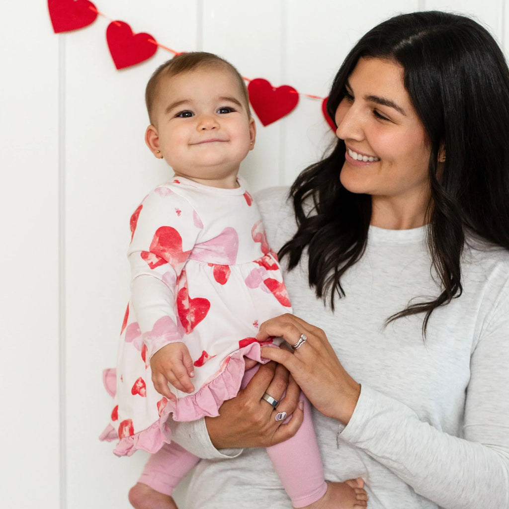 Burt's Bees Organic Baby & Toddler Tunic and Pants Set I Heart You