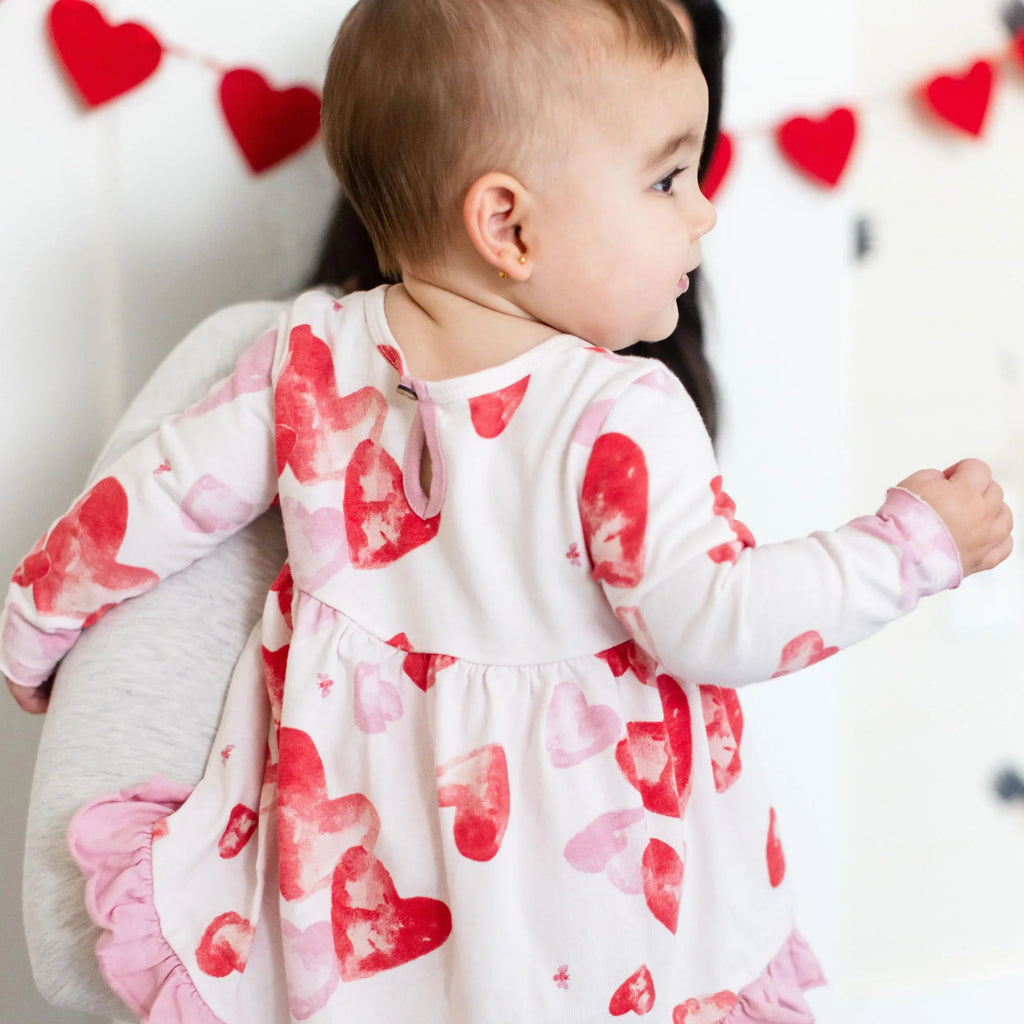 Burt's Bees Organic Baby & Toddler Tunic and Pants Set I Heart You