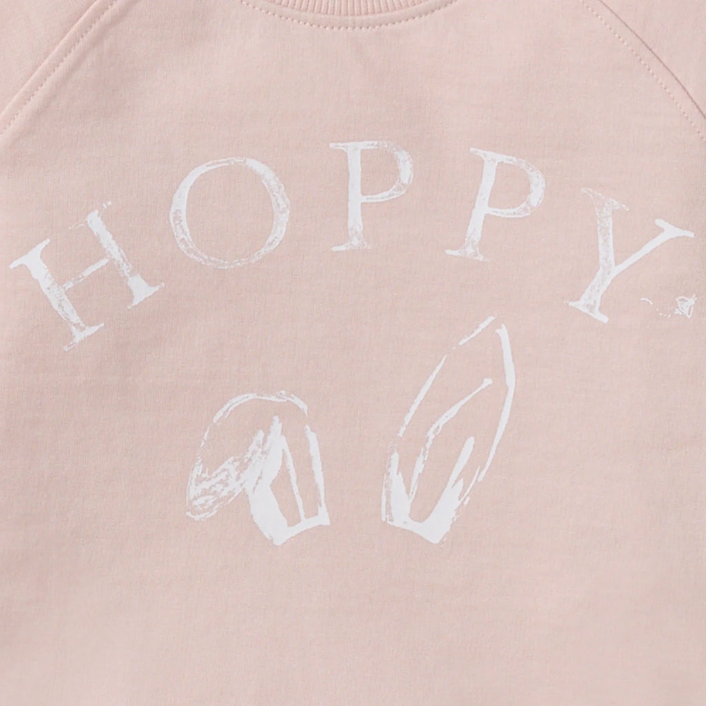 Burt's Bees Organic Baby & Toddler Sweatshirt Hoppy Pink