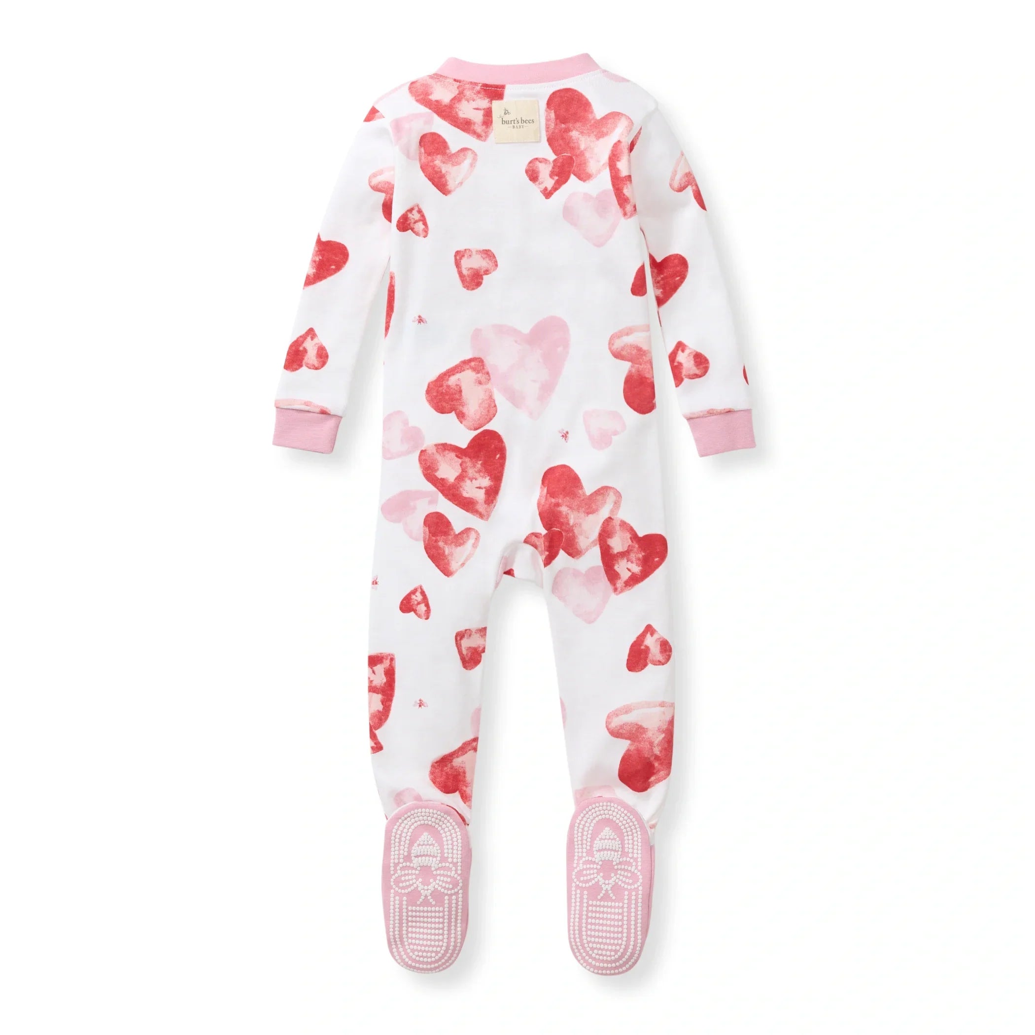 Burt's Bees Organic Baby One-Piece Sleeper I Heart You