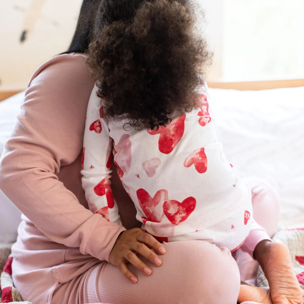 Burt's Bees Organic Baby One-Piece Sleeper I Heart You