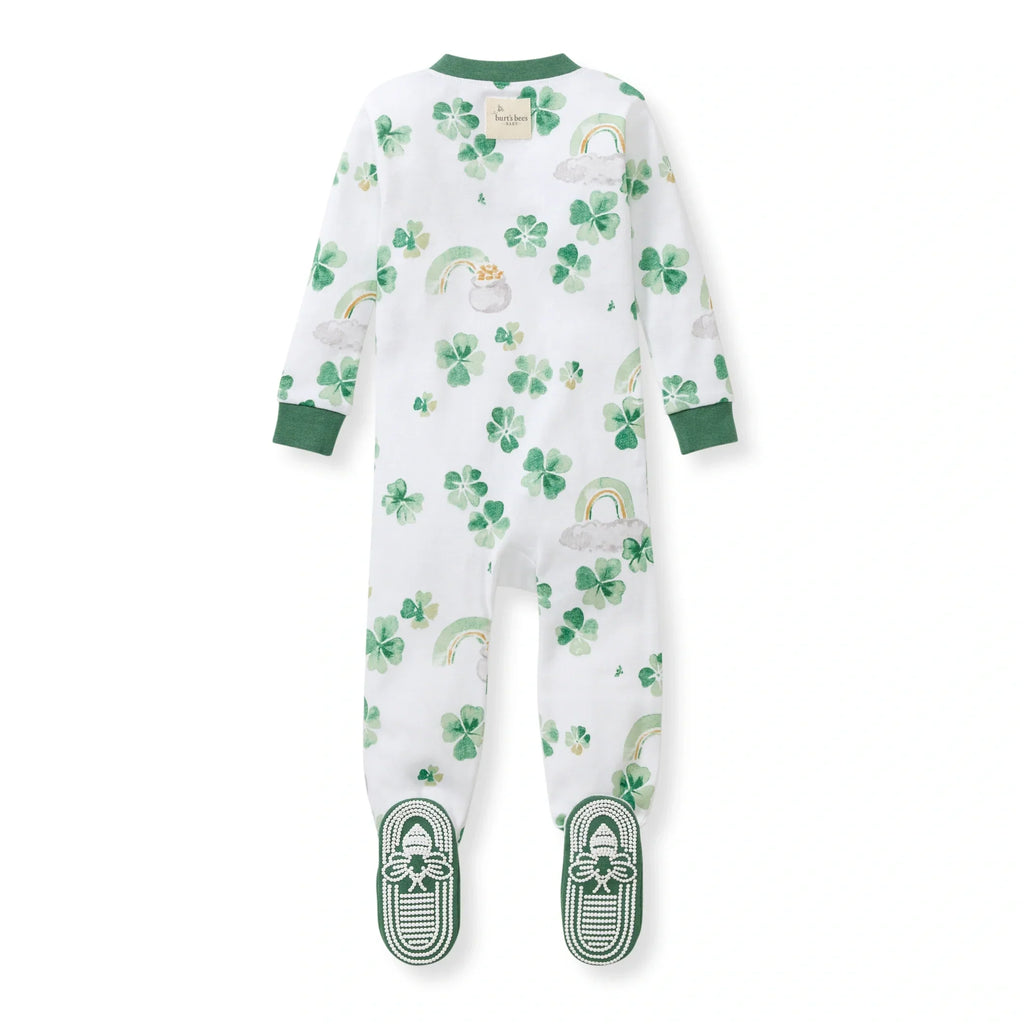 Burt's Bees Organic Baby One-Piece Sleeper Happy Go Lucky