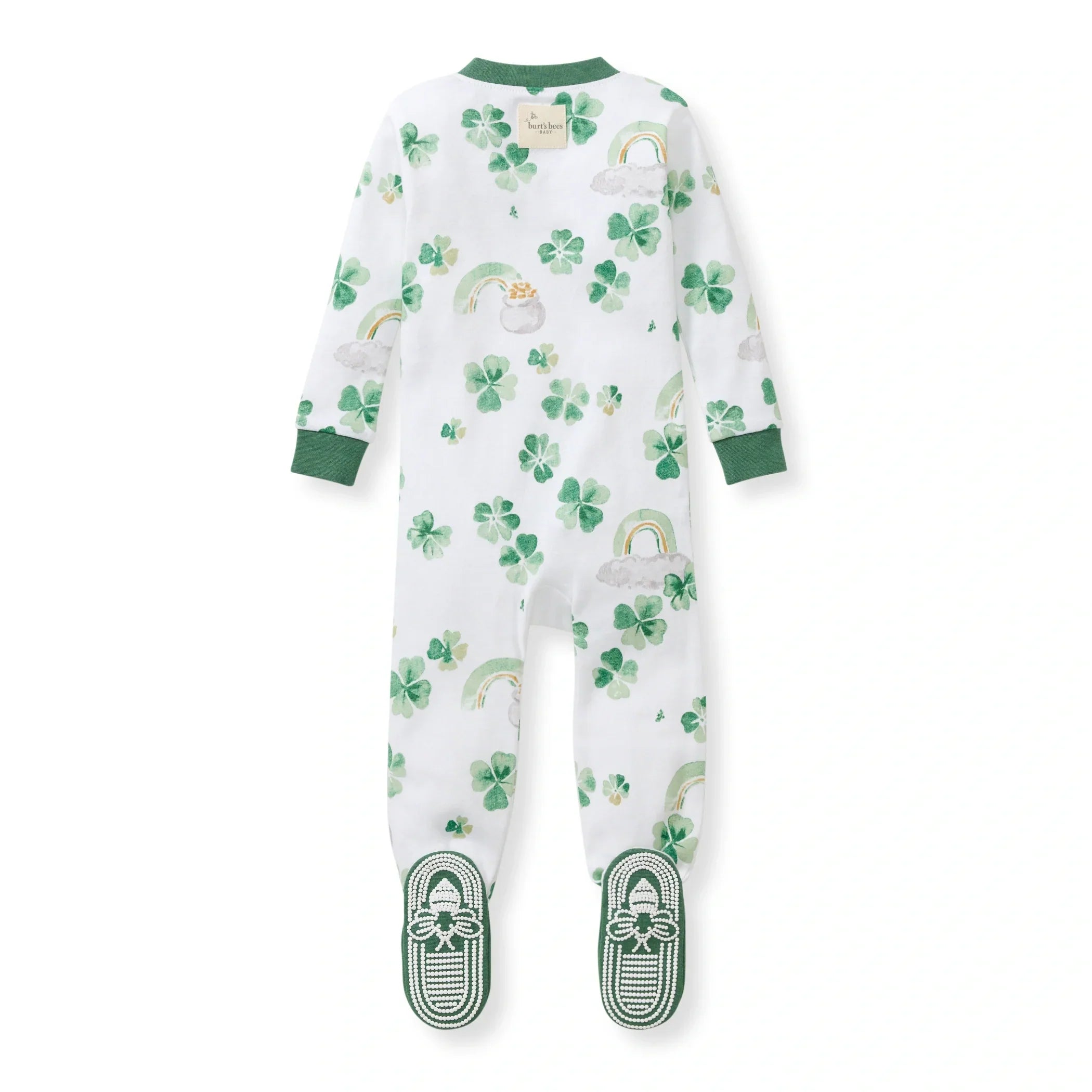 Burt's Bees Organic Baby One-Piece Sleeper Happy Go Lucky