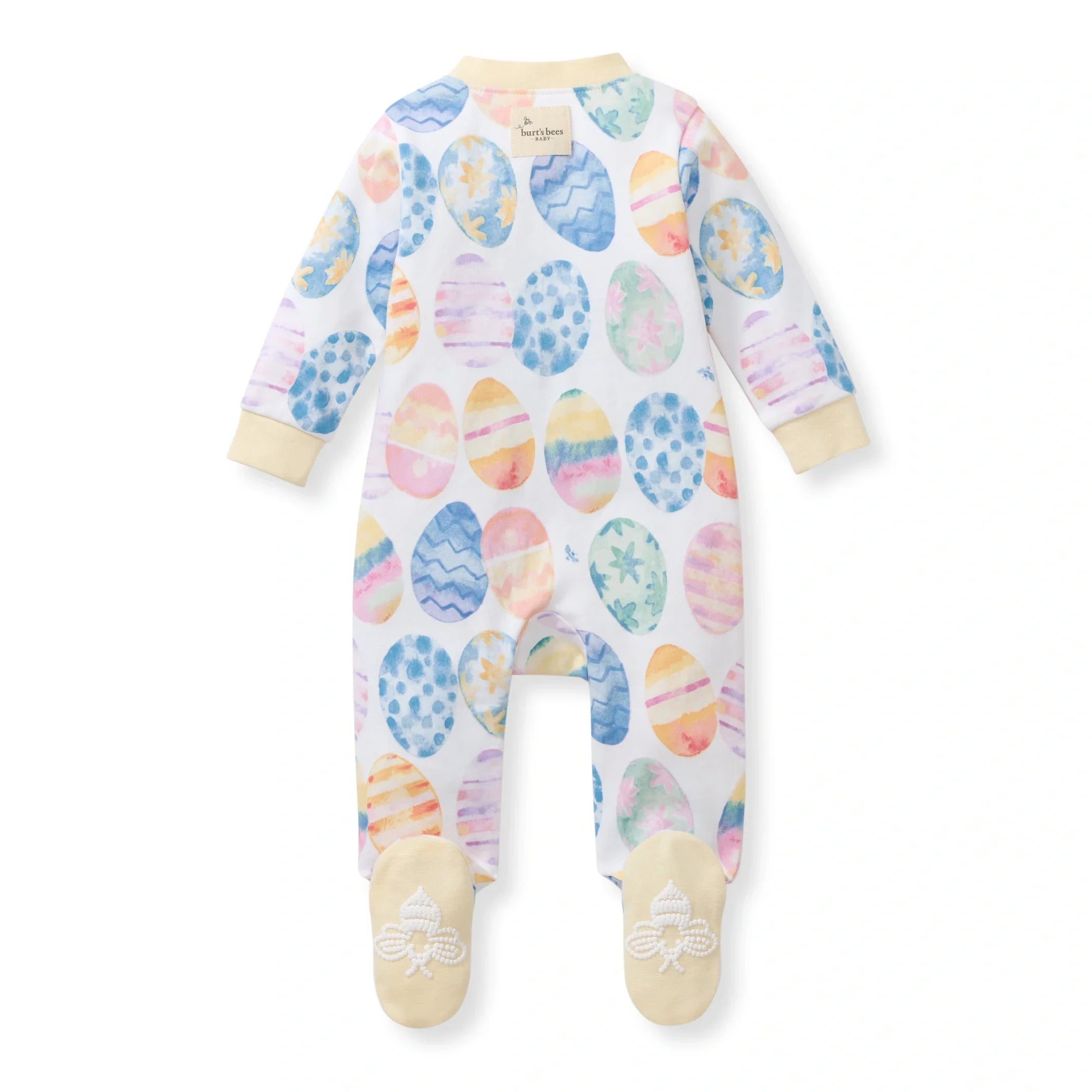 Burt's Bees Organic Baby One-Piece Sleeper Easter Eggs