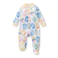 Burt's Bees Organic Baby One-Piece Sleeper Easter Eggs