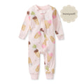 Burt's Bees Organic Baby One-Piece Sleeper Ice Cream Cone