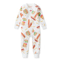 Burt's Bees Organic Baby One-Piece Sleeper Hot Dogs & Hamburgers