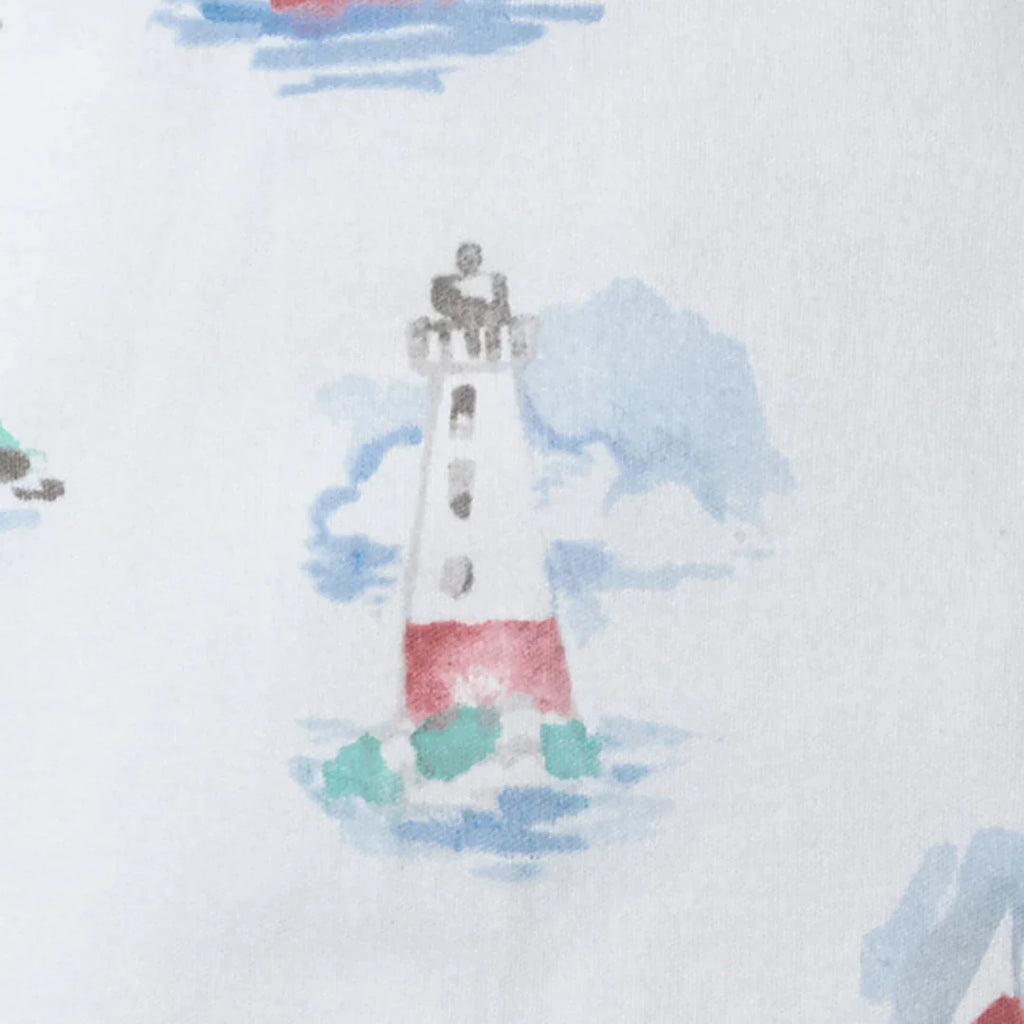 Burt's Bees Organic Baby One-Piece Sleeper Lighthouse Tour