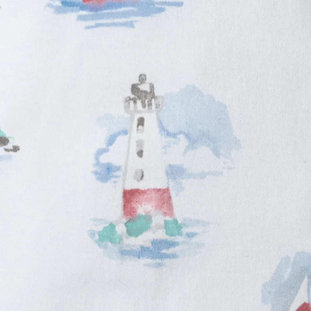 Burt's Bees Organic Baby One-Piece Sleeper Lighthouse Tour