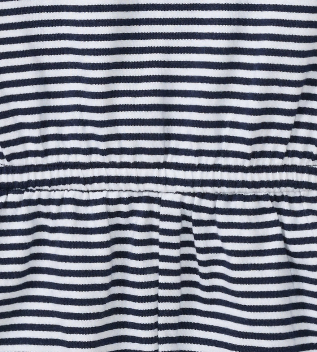Burt's Bees Organic Baby Girl Romper Classic Stripe