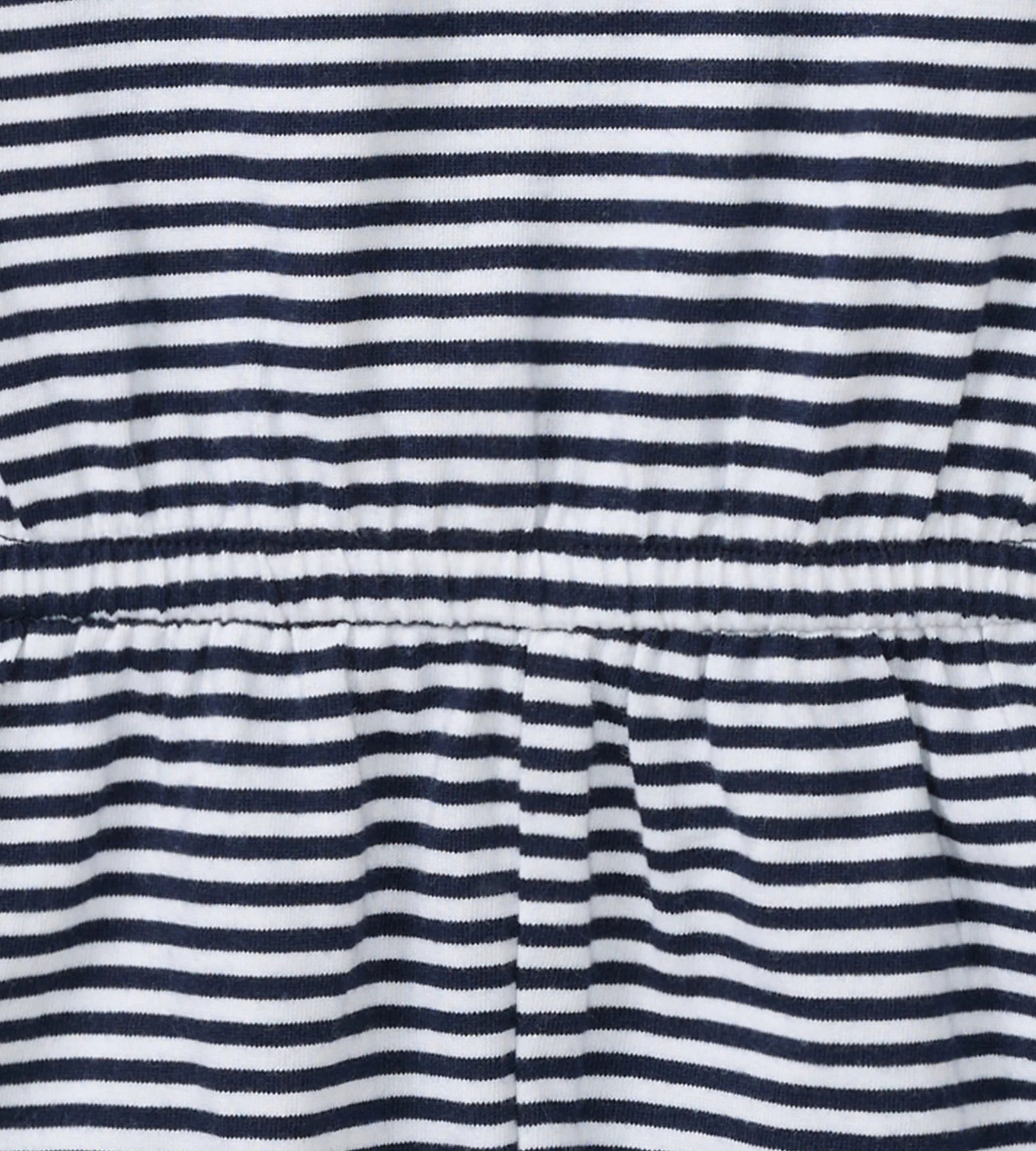 Burt's Bees Organic Baby Girl Romper Classic Stripe