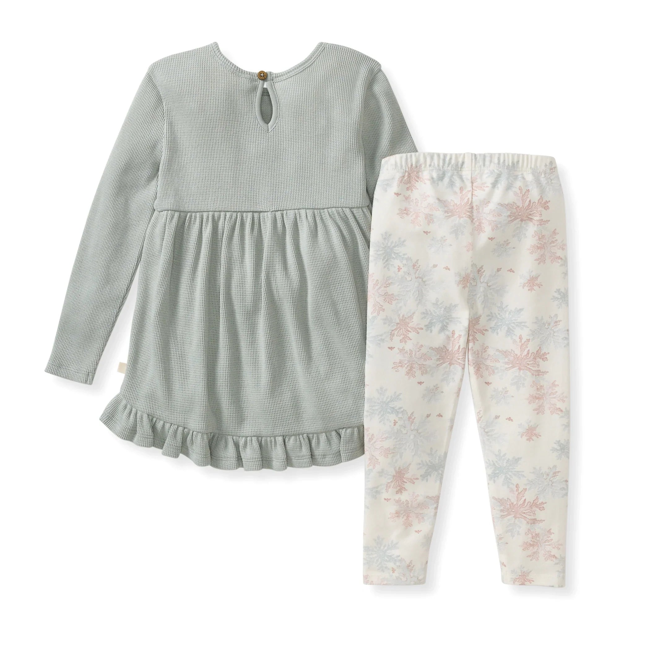 Burt's Bees Organic Baby & Toddler Tunic and Pants Set Snowflake Flurries