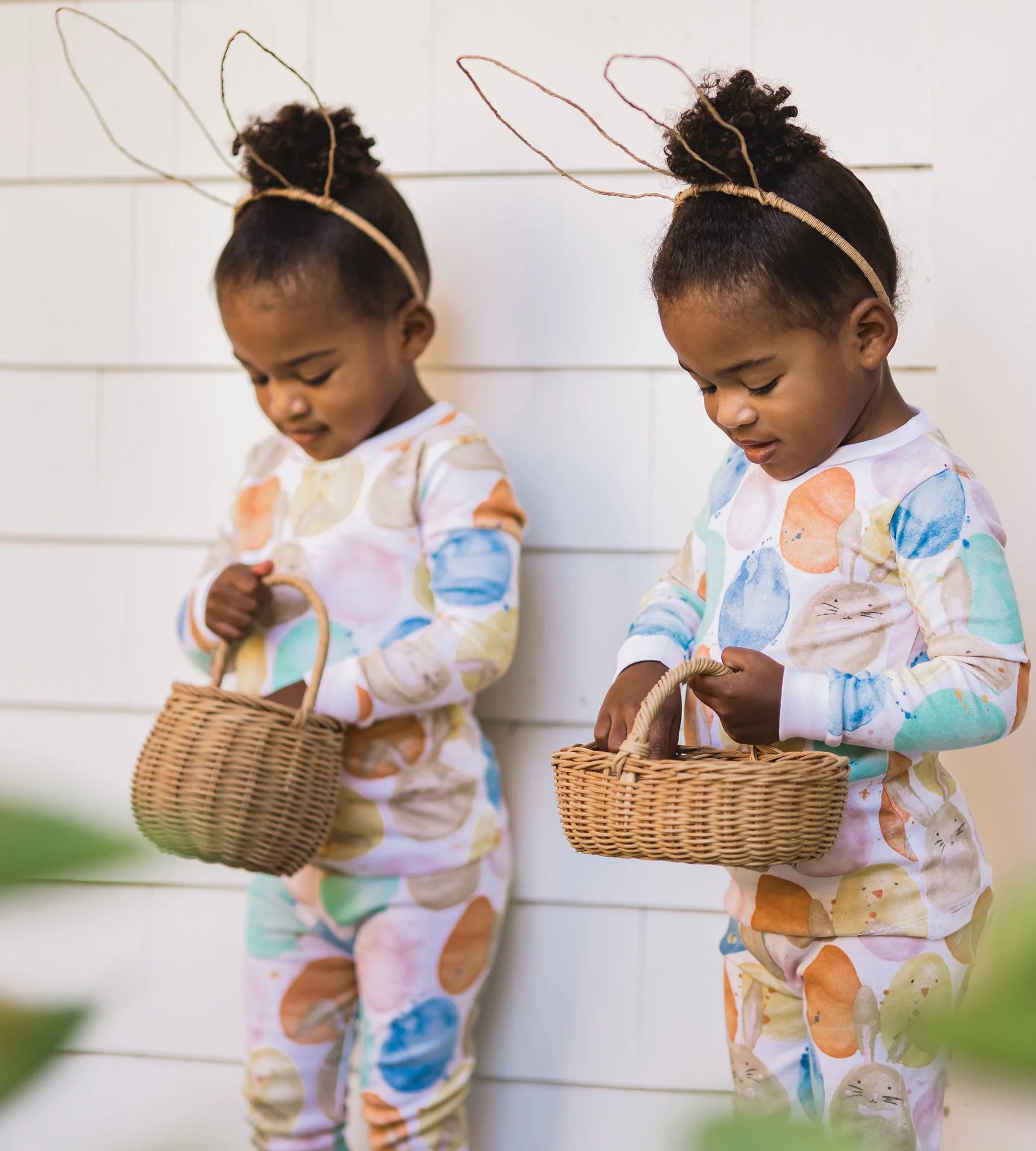 Burt's Bees Organic Baby One-Piece Sleeper Easter Friends
