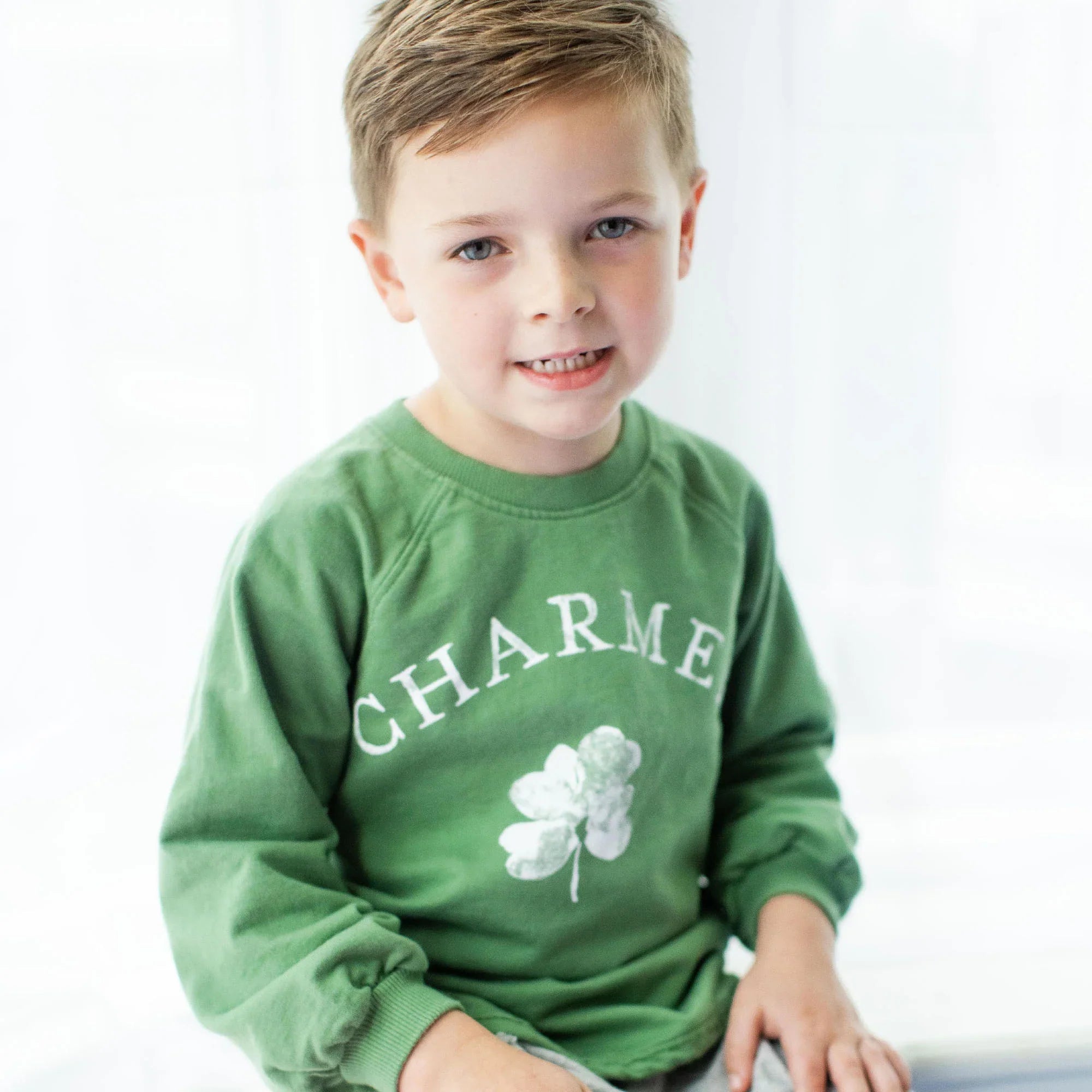 Burt's Bees Organic Baby & Toddler Sweatshirt Charmed Green