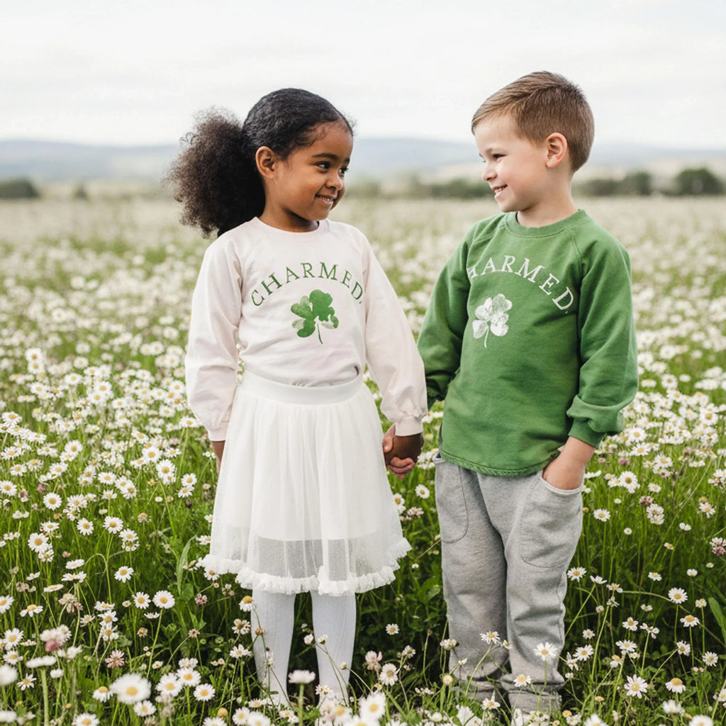 Burt's Bees Organic Baby & Toddler Sweatshirt Charmed Green