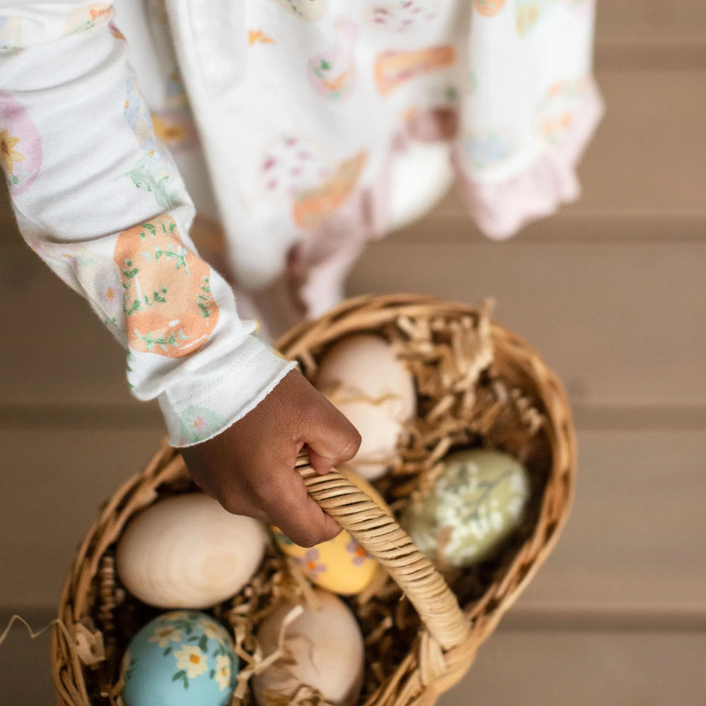 Burt's Bees Organic Baby & Toddler Floral Easter Eggs Tunic & Pants Set